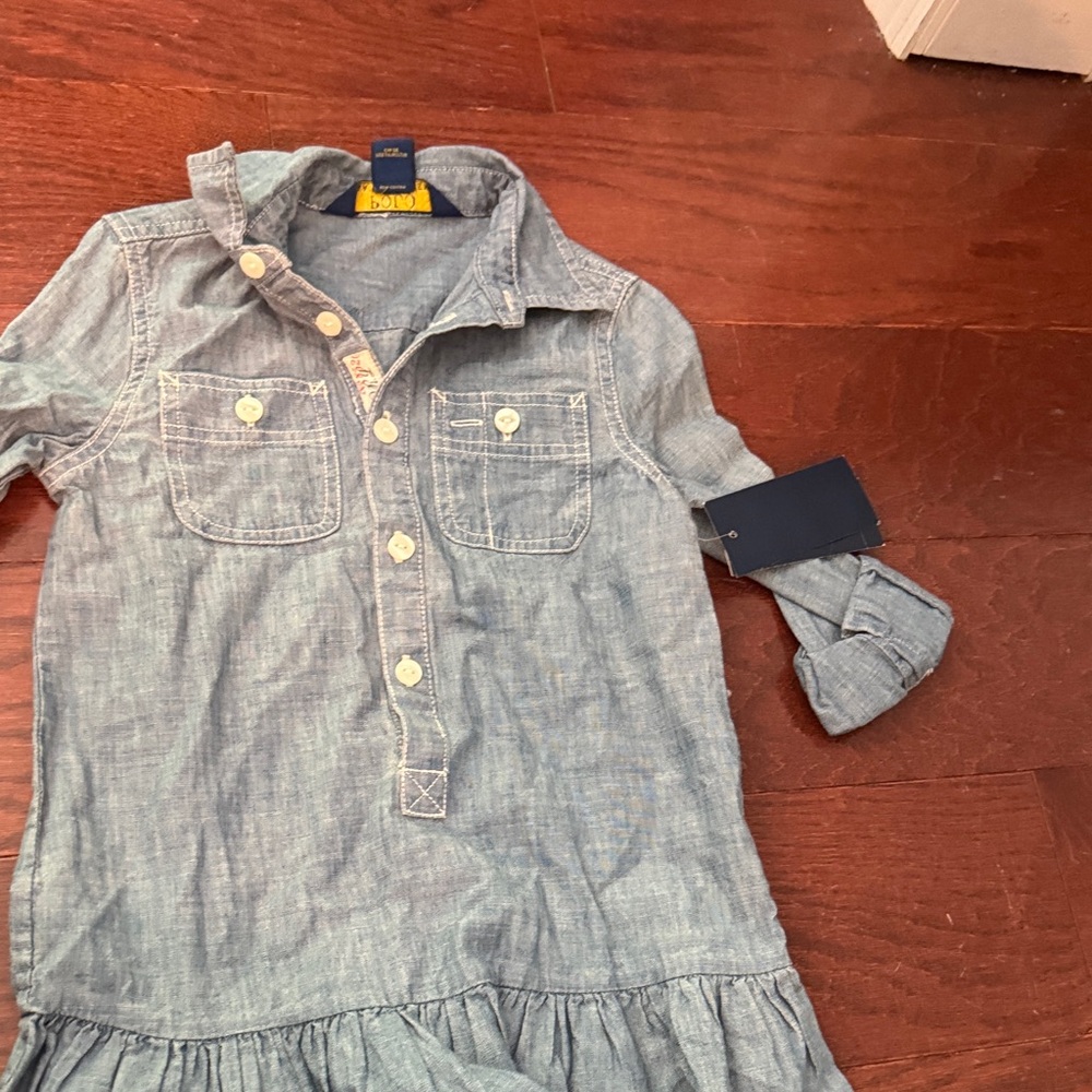 Polo by Ralph Lauren Blue Kids Dress